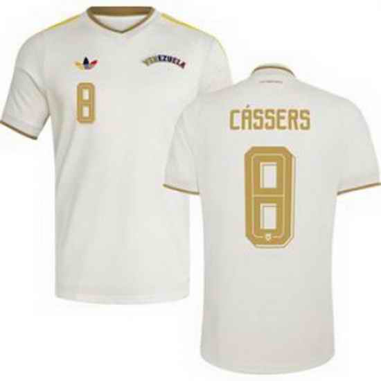 Youth 8 Venezuela Cristian Casseres Jr. Away Replica Jersey   2
